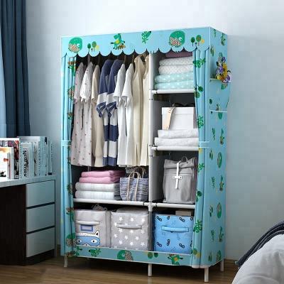 China Large Foldable Reinforced Nonwoven Wardrobe Combined Wardrobe For Bedroom Wardrobe for sale