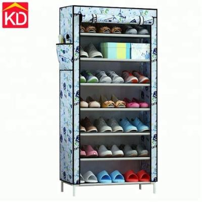 China Moden Convertible 8 Tier Of Style Folding Shoe Organizer Cabinets for sale