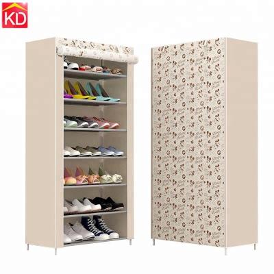 China Good Quality Convertible Shoe Rack Cover Cabinet/Shoe Racks For Home/21 Pairs Shoe Rack for sale