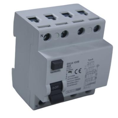 China 10KA typeb 63A RCD Stroomonderbreker voor Leackage-Bescherming Te koop