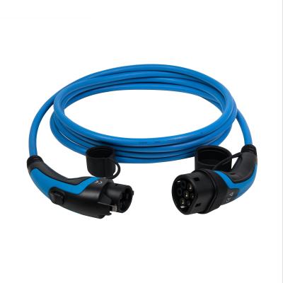 China 32A 7.6kW EV Charging Cable Type 1 To Type 2 1phase For Nissan Leaf for sale