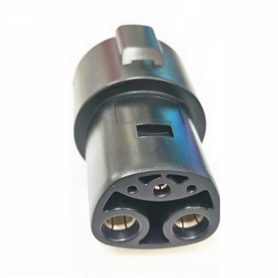 China Schwarzer Tesla-Adapter Kabelverbinder 250V 60A EV Aufladungsfür EV-Ladegerät zu verkaufen