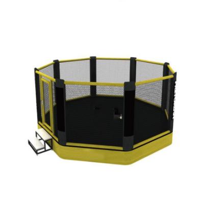 China Hot Sale Muttahida Majlis-e-Amal Soctagon Octagon Cage Trainer Wood Boxing Ring Commercial Gym Equipment Fitness YG-MMA05 for sale