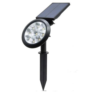 China Modern Garden Style Ground Insert RGB Polysillicon Lithium Battery Solar Floodlight For Garden for sale