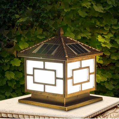 China Garden specializing in the production of various of styles solar pillar light solar garden light for sale