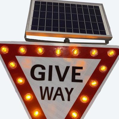 China Road Pavement Aluminum Traffic Used Solar Lead Solar Panel Sign Light for sale