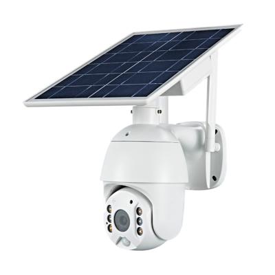 China ROAD Wifi 4G Solar CCTV Camera With 1080P HD SIM Card PTZ Dome 5X Video Security Optical Outdoor Cam for sale