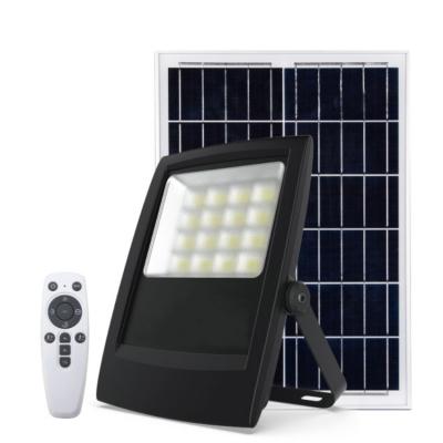 China Residential High Quality 5 Meters 2.4G Cable 100W LED Remote Control Led Solar Flood Light for sale