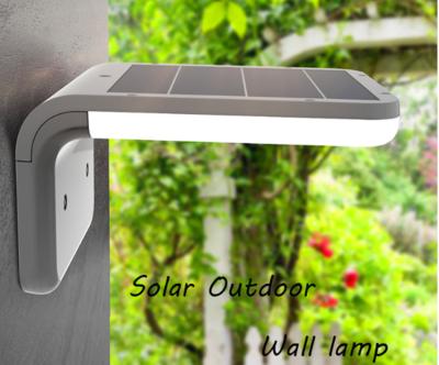 China Waterproof Garden LED Motion Sensor Small Aluminum Housing Solar Wall Light for sale