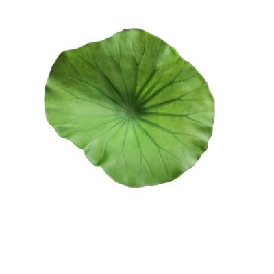 China High Quality Artificial Water Lily Leaf Lotus Latex Flower Real Touch Garden Decoration for sale