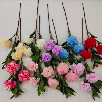 China Fashional Artificial Flowers Factory Price Artificial Flowers Amazon Supply Cheap Popular Artificial Peonies Wholesale Flowers for sale