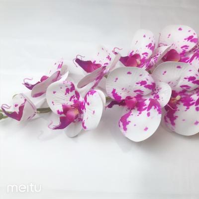 China Fashional Artificial Flowers 9 Heads Real Touch Latex Orchid Flower Phalaenopsis Moth Orchid Artificial Plants For Sale for sale