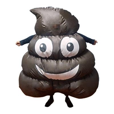 China Funny Poo Funny Inflatable Costume Dress Up Cosplay Decoration Halloween Christmas Carnival Party Unisex for sale