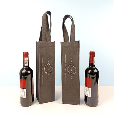 China Eco - Friendly Custom Many Various Sizes Shopping Non Woven Wine Bottle Bag for sale