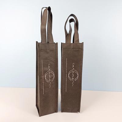 China Eco Friendly Eco Friendly Woven Bag Wine Bag Custom Sublimation Logo Wine Tote Reusable No for sale