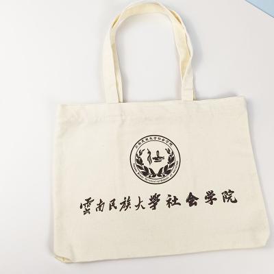 China Customized Heavy Duty Canvas Eco-Friendly Logo Printed Shopping Oversized Cotton Tote Bag for sale