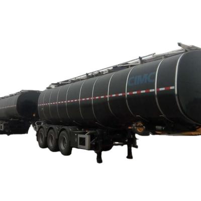 China Asphalt Asphalt Transport Bitumen Tank Launching Semi Trailer for sale