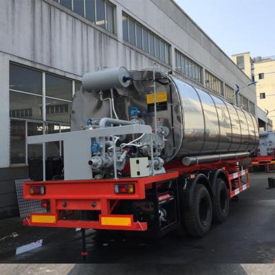 China Transportation and Heat Insulating Liquid Bitumen Liquid Bitumen Transportation Hot Tanker, Bitumen Transportation Equipment for sale