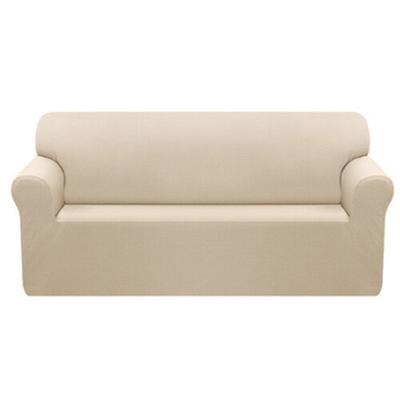 China Simple Spandex Sofa Cover Solid Color Anti Slip Solid Custom Sofa Cover Four Seasons Universal With Armrest Sofa Cover for sale