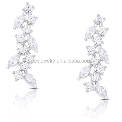 China PED Silver Fashion Jewelry! Marquise And Round Cubic Zirconia Drop Group Earrings (PES9-1333) for sale