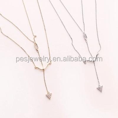 China PED Silver Fashion Jewelry! Double Archery Lasso Collar (PES100-315) for sale