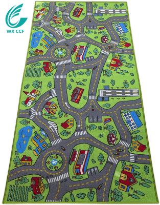 China Washable Funny Play With Cars &Toys City Life Custom Playmat Cover For Kid for sale