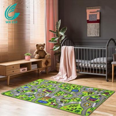 China Washable Kids Carpet Playmat Blanket City Life Great for Playing with Cars and Toys - Supply, Learn and Have Fun for sale