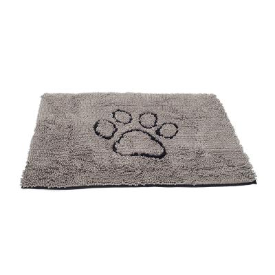 China Sustainable Absorption Mats Washable Dog Food Cover For Floors for sale