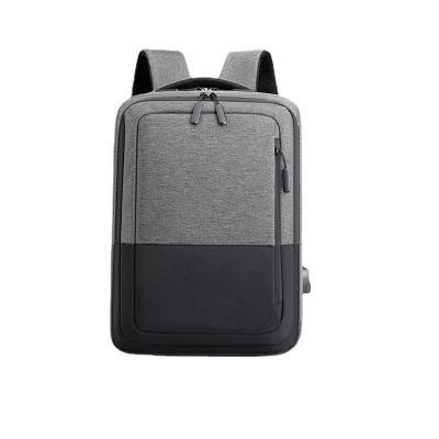 China With Custom USB Logo Printing Light Weight Large Capacity Business School Backpack With Left USB Filling Casual School Bags for sale