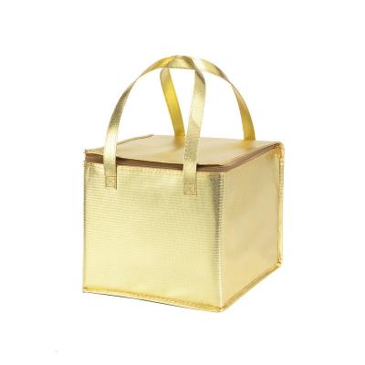 China Factory Direct Sale Plain Customized Food Delivery Insulated Lunch Bag Cooler Thermal Insulated Lunch Bag With Handle for sale