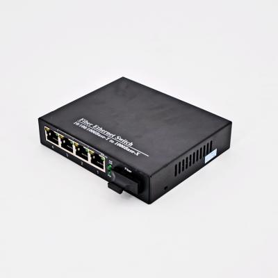 China EXW Price Delivery Media Converter 10/100M/1000M Fiber Optic Media Converter RJ45 Fast Connector SC Mod1 for sale