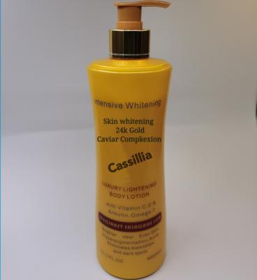 China Cassillia Brightening Rapid Whitening Luxury Lightening With Brighter Even Vitamin C E Omega 3 Clear Skin Remove Spots Body Lotion for sale