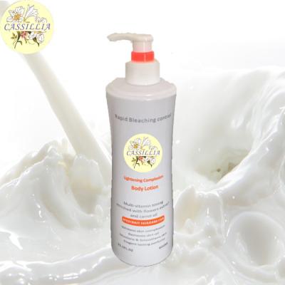 China Skin Revitalizer Fast Whitening Complexion Dirt Brightening Spots Oil Moisten Smooth Skin Fragrance Body Lotion Long Lasting Plant elegent for sale