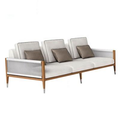 China modern outdoor teak wood furniture/garden patio sofa set for sale