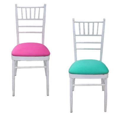 China Elastic Spandex Chiavari Chair Cushion Covers for sale