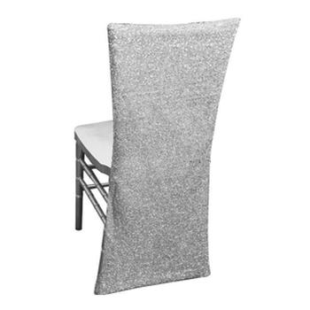 China Shiny Glitter Wedding Chairs Covers for sale