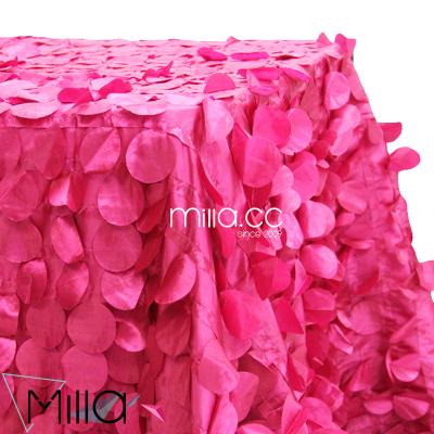 China Rose Taffeta Petal Waterproof Tablecloths for sale