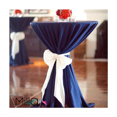 China 100%Polyester High Bar Elegant Cocktail Tablecloth for sale