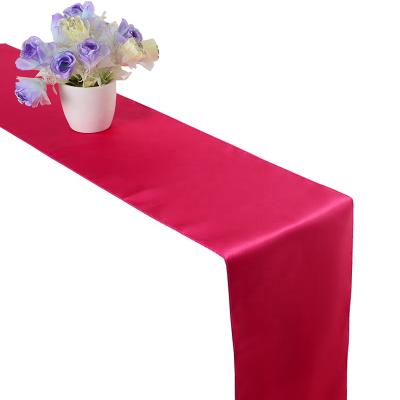 China Wholesale Cheap Glossy Satin Table Runners Manufacturer for sale