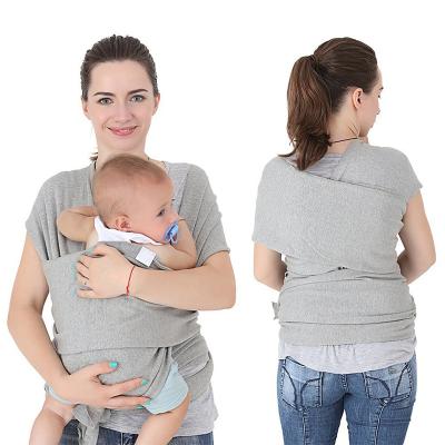 China Eco-Friendly Baby Wrap Baby Carrier, Gray - The Original Expandable Infant Sling, Perfect for Newborn Babies and Toddlers up to 35 lbs for sale