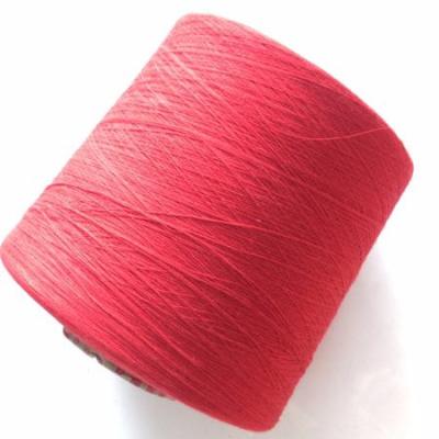 China Sustainable GRS Certified Different Colored Polyester Spun Yarn , Ring Spun Yarn Dope Dyed30/1 for sale