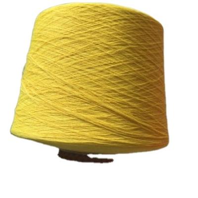 China Sustainable GRS Certified Recycled Colored Polyester Spun Yarn 30/1 for sale