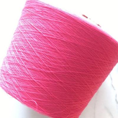 China Sustainable GRS Certified Recycled Colored Polyester Spun Yarn 31/2 for sale