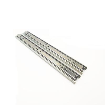 China Contemporary Wholesale Drawer Rail Supplier 35mm Extension Ball Bearing 3 Fold Drawer Slide Full For Cabinet Accessories for sale