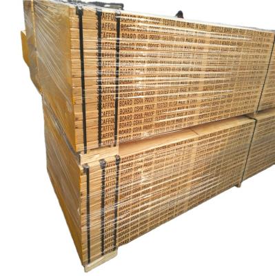 China Chinese Shandong  factory OSHA Certificate Wooden Plank LVL Scaffold Plank Board for sale