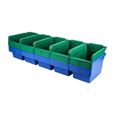 China Durable Industrial Warehouse Use Heavy Duty Spare Parts Tool Storage Nesting Plastic Storage Bins With Lid for sale