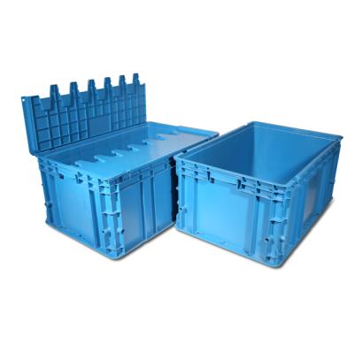 China EU 600*400*280 recyclable plastic stacking storage crate for sale for sale