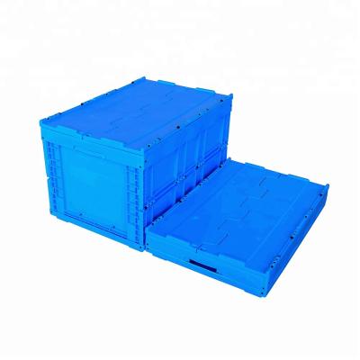 China OEM Container Box , Collapsible And Sustainable Plastic Collapsible Folding Crate For Storage And Moving for sale