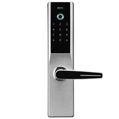 China Thicken new design zinc alloy sliding cover fingerprint APP smart door lock, smart lock, kinteligent password door lock for sale