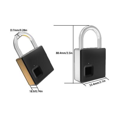 China Intelligent Electronic Fingerprint Padlock Smart Fingerprint for sale